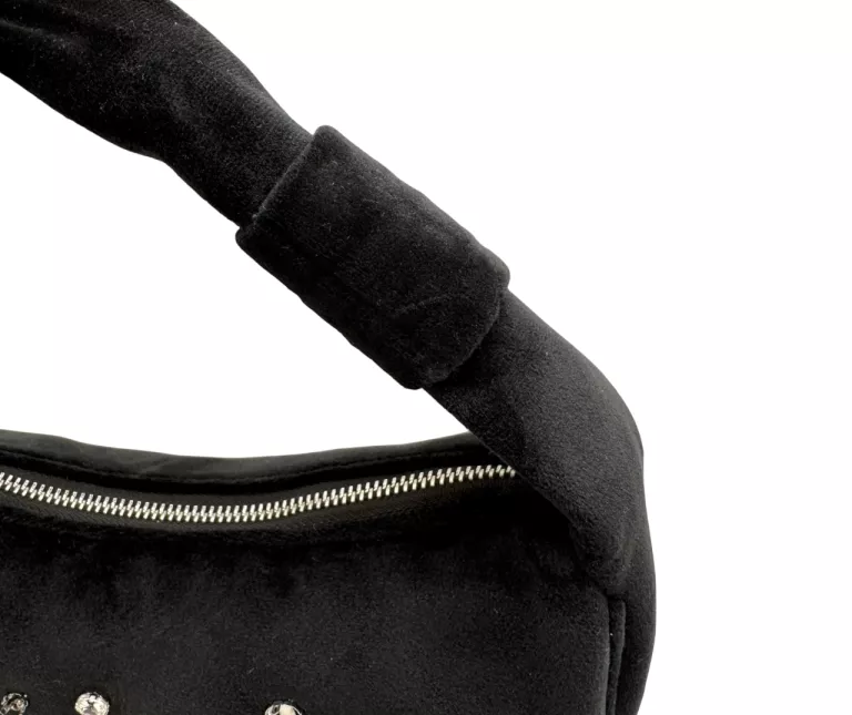 SUPER!! WELUROWA TOREBKA JUICY COUTURE BIJXT5311WYZ CZARNA JAK NOWA!!