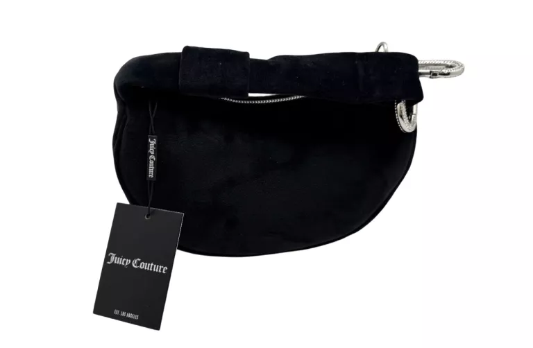 SUPER!! WELUROWA TOREBKA JUICY COUTURE BIJXT5311WYZ CZARNA JAK NOWA!!