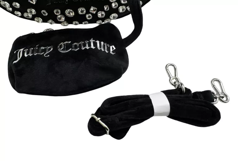 SUPER!! WELUROWA TOREBKA JUICY COUTURE BIJXT5311WYZ CZARNA JAK NOWA!!