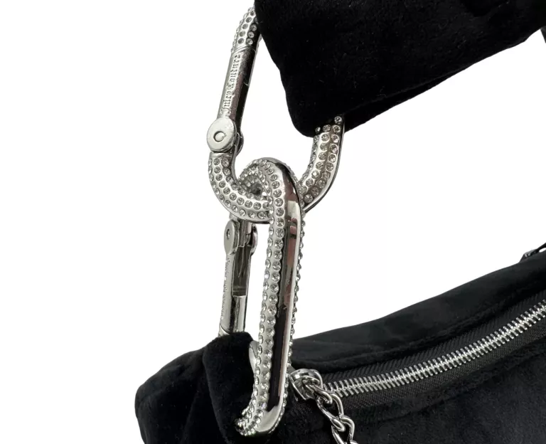 SUPER!! WELUROWA TOREBKA JUICY COUTURE BIJXT5311WYZ CZARNA JAK NOWA!!