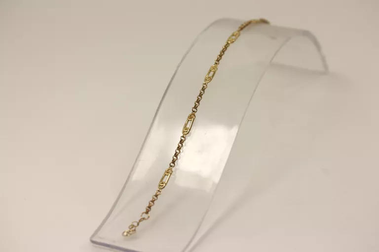 ZŁOTA BRANSOLETKA NOWA 333 SEGMENTY 2,60G 19CM