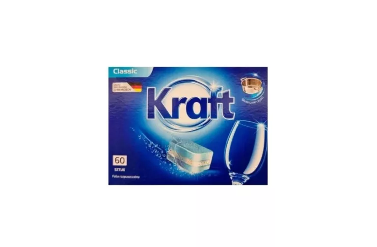 TABLETKI KAPSULKI DO ZMYWARKI KRAFT CLASSIC 60 SZTUK