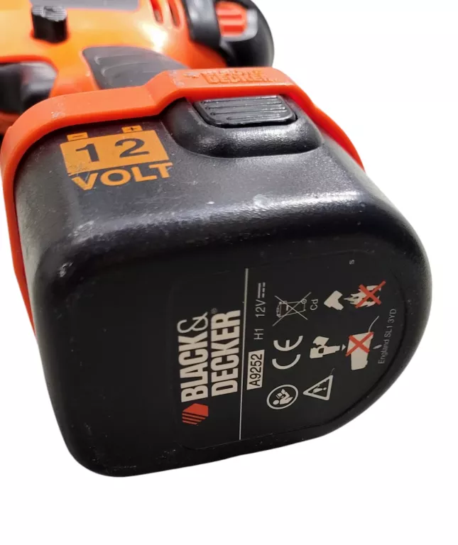 WKRĘTARKA BLACK&DECKER CD12C USZK + AKU I ŁAD