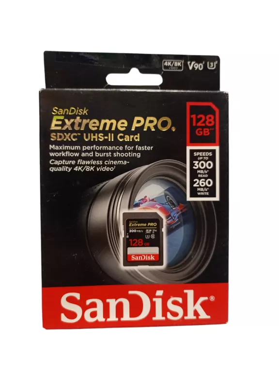 KARTA SANDISK EXTREME PRO SDXC 128GB 300MB/S