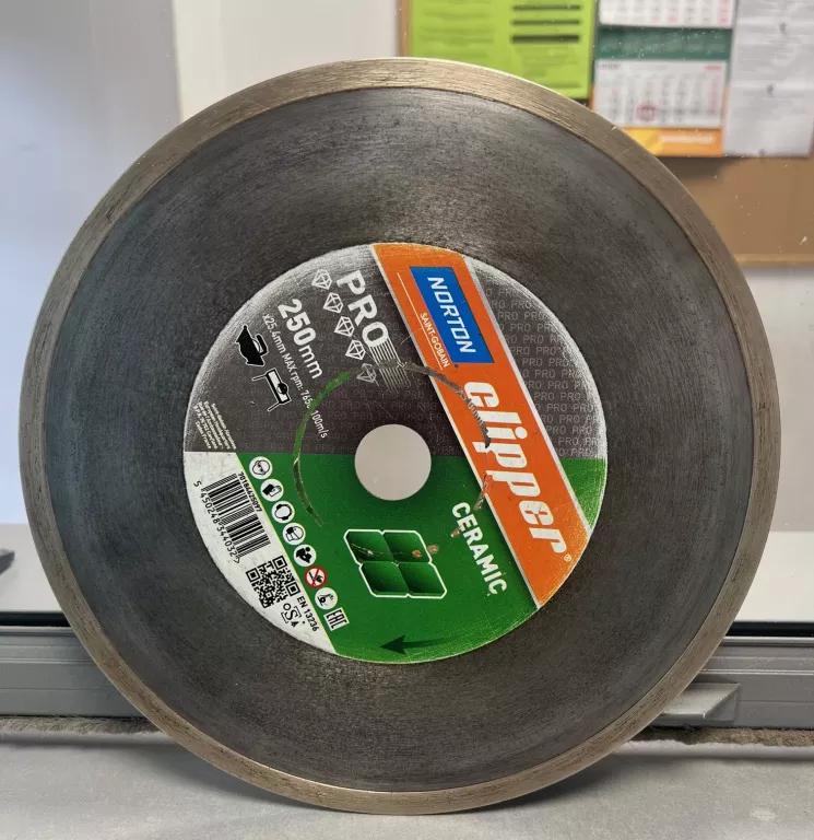 TARCZA DIAMENTOWA 250X25,4MM NORTON PRO CERAMIC