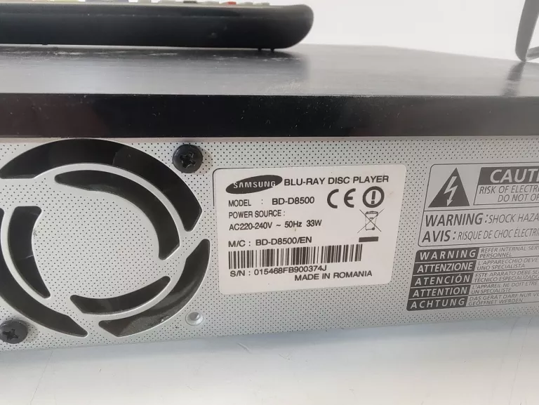 ODTWARZACZ BLURAY 3D SAMSUNG BD-D8500