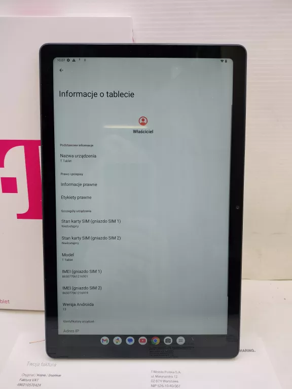 TABLET T-TABLET 5G MOBILE 6/128GB KOMPLET