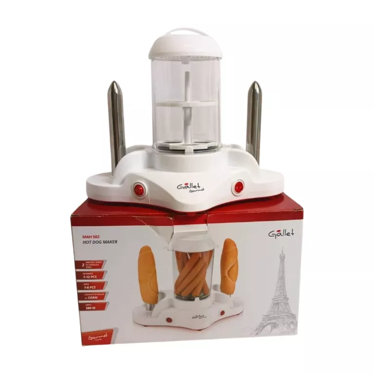 URZĄDZENIE OPIEKACZ DO ROBIENIA HOT DOGÓW 3W1 JAJOWAR 6 JAJ