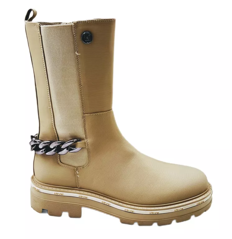 BUTY LIU JO BEŻOWE WYSOKIE ROZMIAR 38 2230078922319