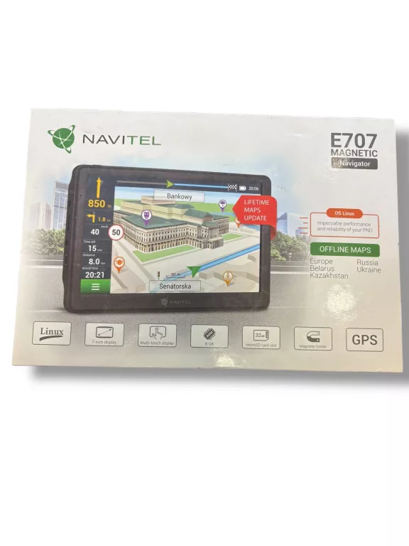 NAWIGACJA SAMOCHODOWA NAVITEL E707 MAGNETIC 7 CALI DOŻYWOTNIE MAPY