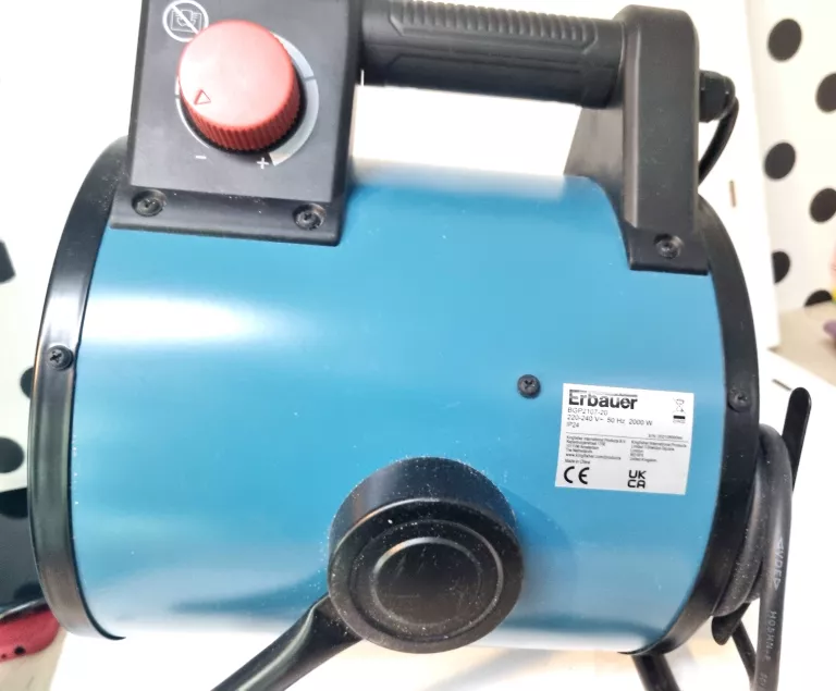 NAGRZEWNICA ELEKTRYCZNA ERBAUER BGP2107-20 2000 W