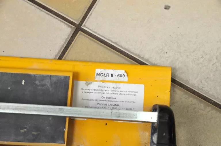 GILOTYNA MASZYNKA DO CIĘCIA PŁYTEK WALMER MGŁR II 600 600MM FAJNY STAN