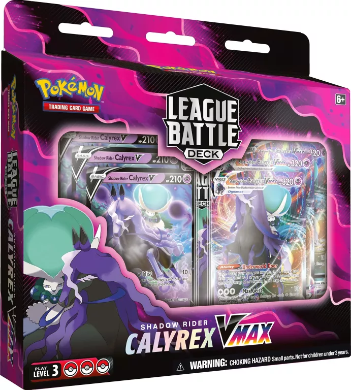 SHADOW RIDER CALYREX VMAX LEAGUE BATTLE DECK ORYGINALNE KARTY POKEMON TCG