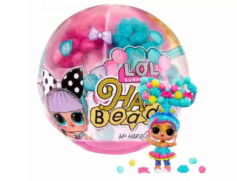 LOL SURPRISE LALKA HAIR BEADS TOTS KULA NIESPODZIANKA STYLIZACJE