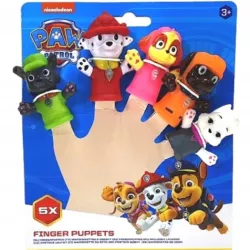 PACYNKI NA PALCE PSI PATROL 5 SZTUK ROCKY MARSHALL SKYE ZUMA SWEETIE