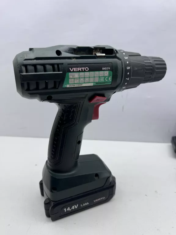VERTO 50G274 14.4V WIERTARKO - WKRĘTARKA + ŁADOWARKA