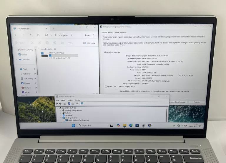 LAPTOP LENOVO IDEAPAD 5 RYZEN 5 16GB RAM 512GB SSD