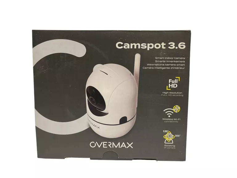 JAK NOWA!! KAMERA OBROTOWA OVERMAX CAMSPOT 3.6