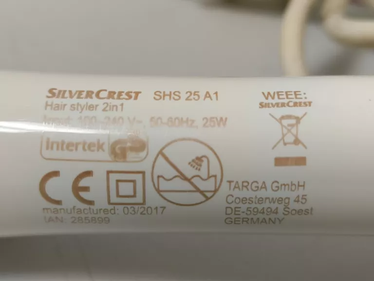 PROSTOWNICA SILVERCREST SHS 25 A1