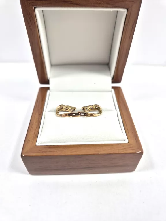 ZŁOTE KOLCZYKI Z DIAMENTAMI 0,15CT 750 1,84G