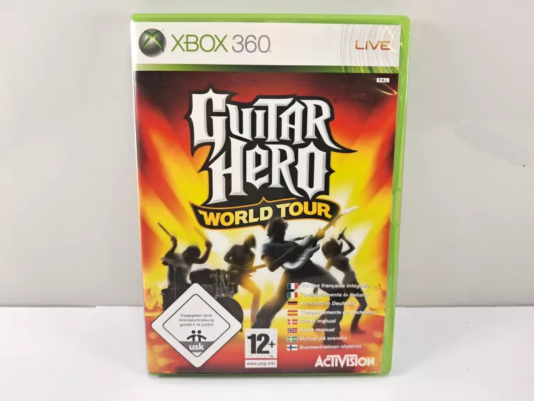 GRA XBOX 360 GUITAR HERO WORLD TOUR