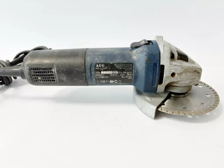 SZLIFIERKA KĄTOWA AEG WS 6-125 700W BEZ REGULACJI