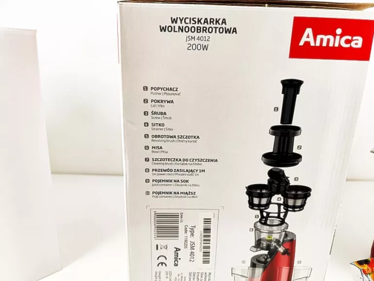 WYCISKARKA WOLNOOBROTOWA AMICA JSM 4012