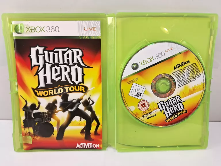 GRA XBOX 360 GUITAR HERO WORLD TOUR