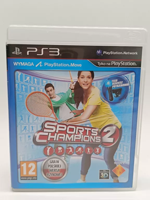 SPORTS CHAMPIONS 2 SONY PLAYSTATION 3 (PS3) / PL / STAN IDEALNY!