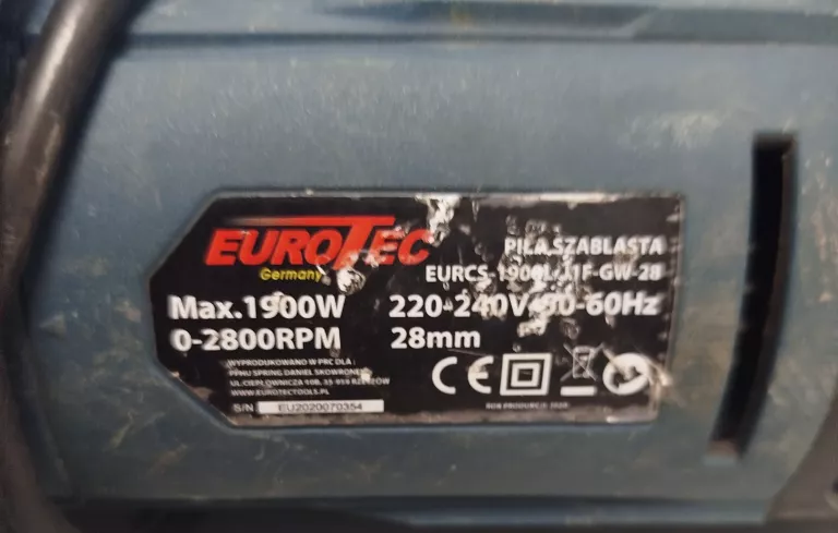 PIŁA SZABLASTA EUROTEC EURCS 19LJ1FGW28