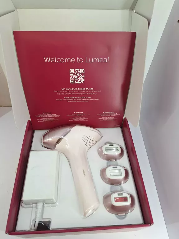 DEPILATOR LASEROWY PHILIPS LUMEA BRI958 3 NASADKI