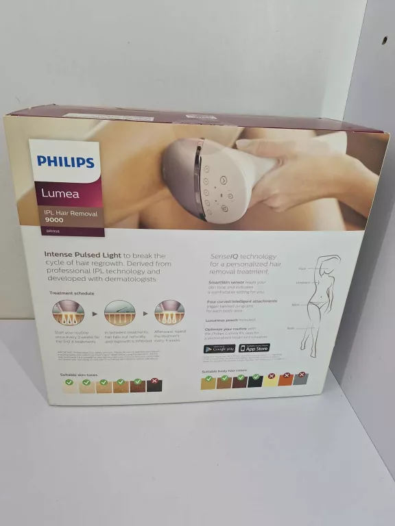 DEPILATOR LASEROWY PHILIPS LUMEA BRI958 3 NASADKI