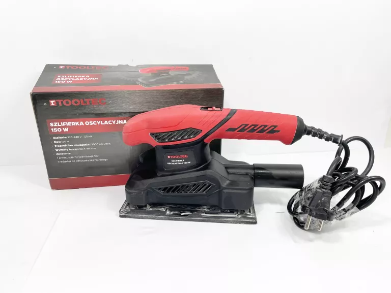 SZLIFIERKA OSCYLACYJNA TOOLTEC 150W KOMPLET OKAZJA