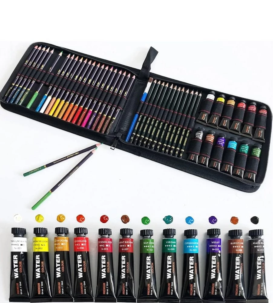 zestaw-kredek-do-rysowania-12-kolorow-farb-akwarelowych-w-tubkach-stefana-grota-roweckiego-7h-krakow
