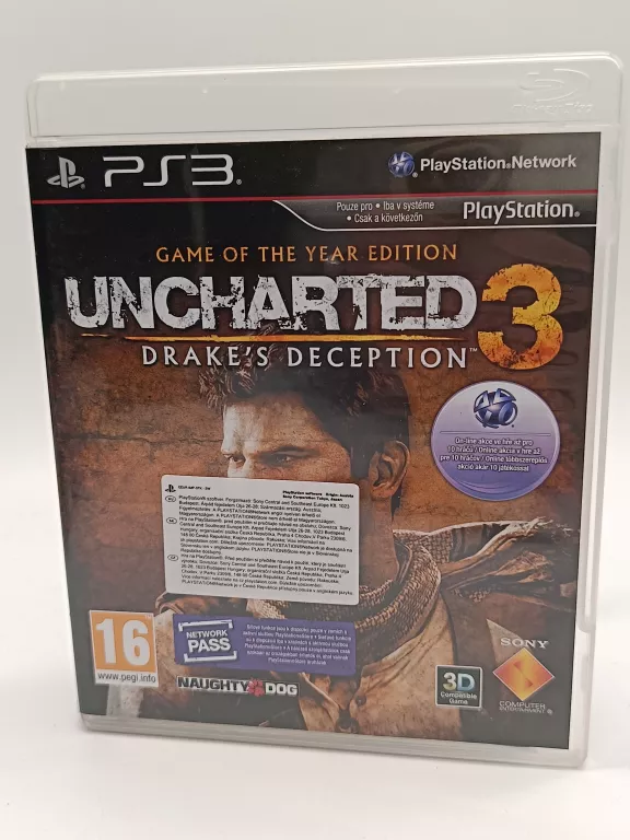 UNCHARTED 3 DRAKE'S DECEPTION GAME OF THE YEAR PS3 / STAN IDEALNY