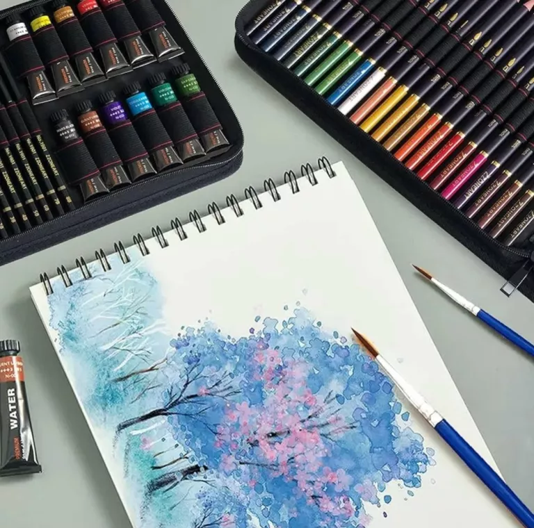 zestaw-kredek-do-rysowania-12-kolorow-farb-akwarelowych-w-tubkach-stan-11323-238058