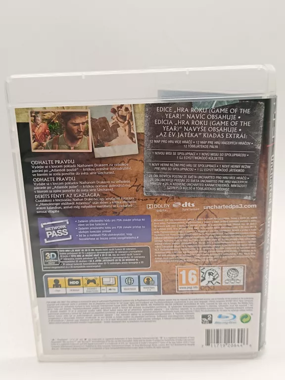 UNCHARTED 3 DRAKE'S DECEPTION GAME OF THE YEAR PS3 / STAN IDEALNY