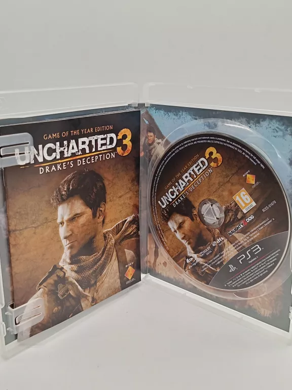UNCHARTED 3 DRAKE'S DECEPTION GAME OF THE YEAR PS3 / STAN IDEALNY
