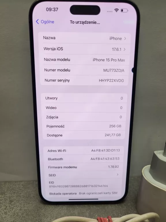 APPLE IPHONE 15 PRO MAX 256GB 95% BEZ RYZYKA!