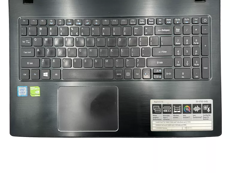 LAPTOP ACER ASPIRE E15 I5-7200U 12GB RAM 256GB SSD 940MX