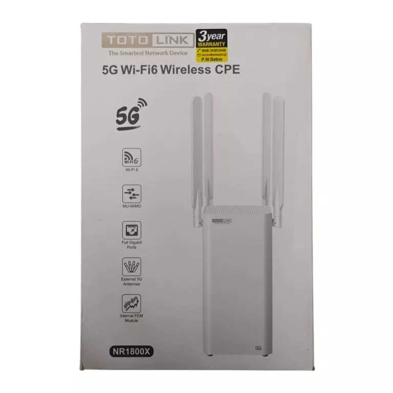 ROUTER NA KARTE SIM 5G WIFI TOTOLINK NR1800X WIFI6