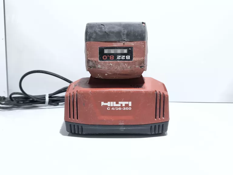 AKUMULATOR HILTI B22/8,0 LI-ION 21,6 V 8,0 AH CPC + ŁAD HILTI C 4/36-350