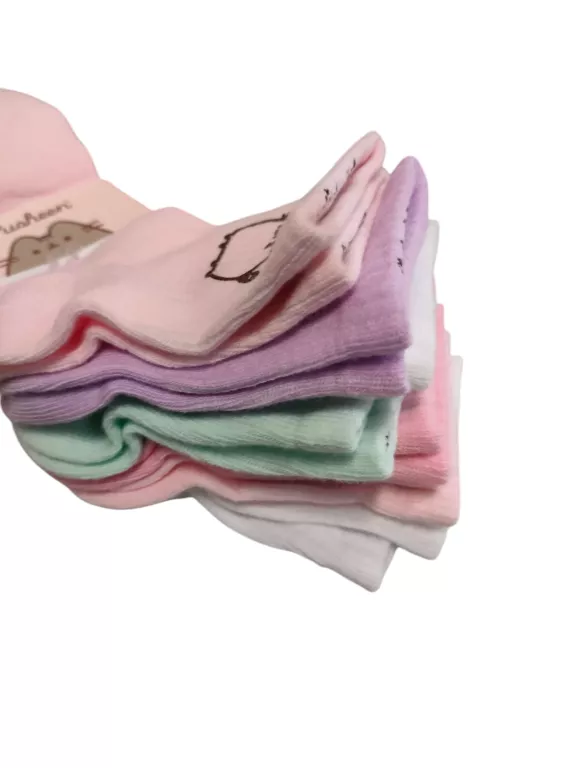 DZIECIĘCE SKARPETKI 7 PACK R.34-36 PUSHEEN/POWYSTAWOWE
