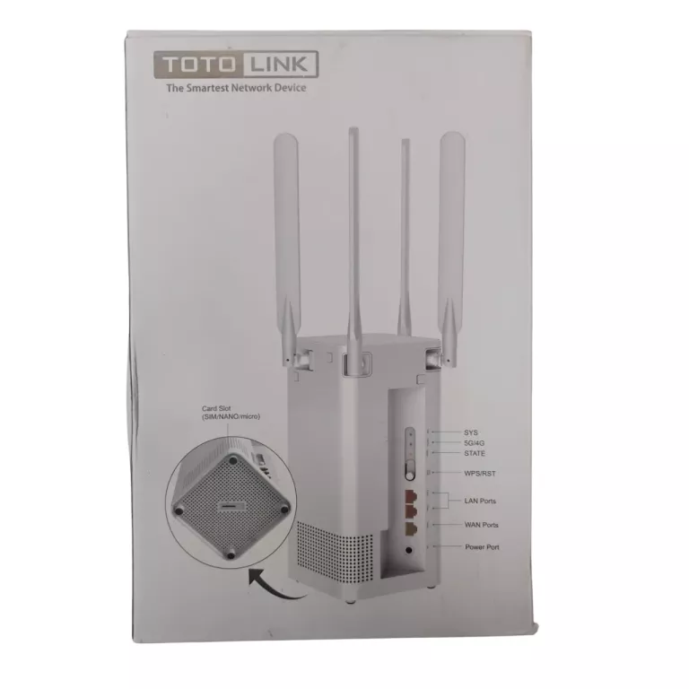 ROUTER NA KARTE SIM 5G WIFI TOTOLINK NR1800X WIFI6