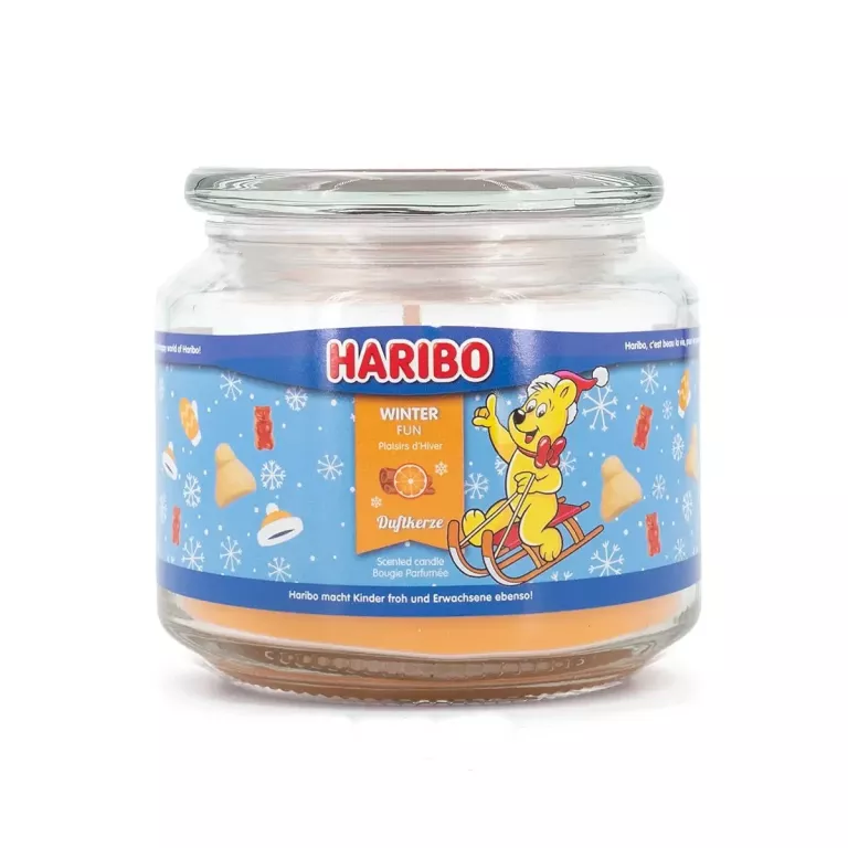 ŚWIECA HARIBO ŚWIECA WINTER FUN 300G CYTUSY Z CYNAMONEM