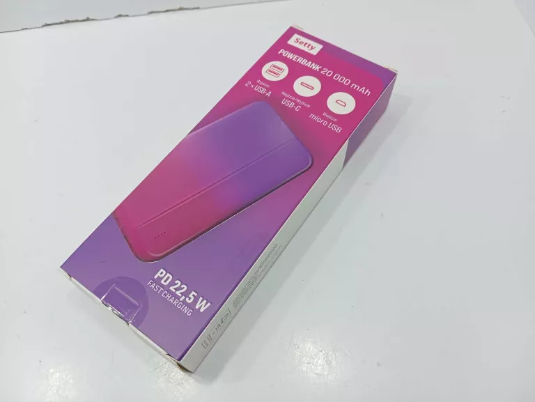 POWERBANK 20000 MAH SETTY