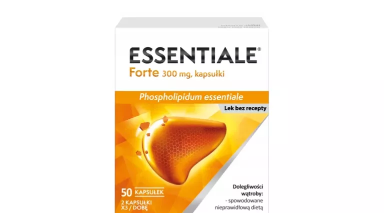 ESSENTIALE FORTE NA WĄTROBĘ 0,3 G 50 KAPSUŁEK