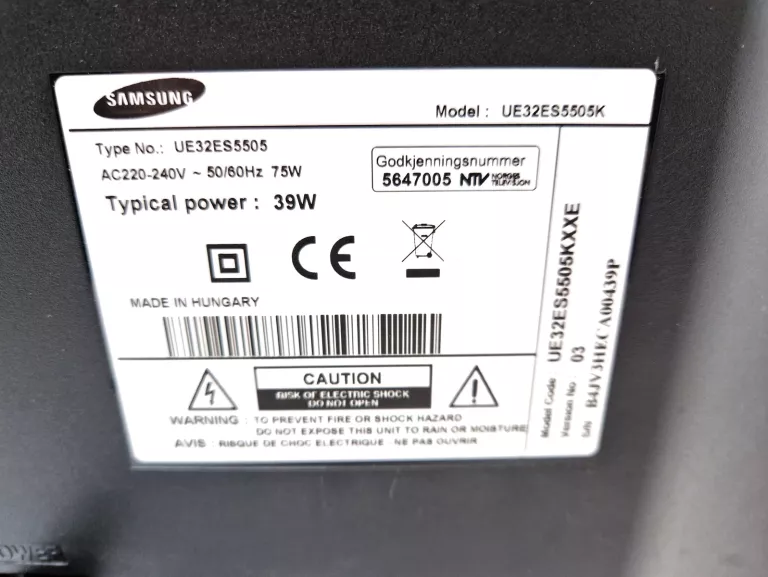 TELEWIZOR SAMSUNG 32 CALE SMART PO KABLU
