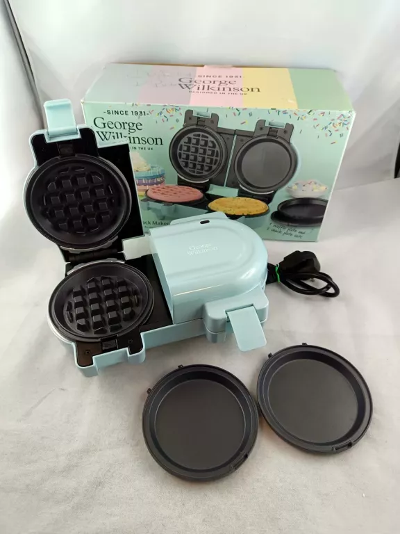 GOFROWNICA PANCAKES PODWÓJNY OPIEKACZ DO PRZEKĄSEK 1110W