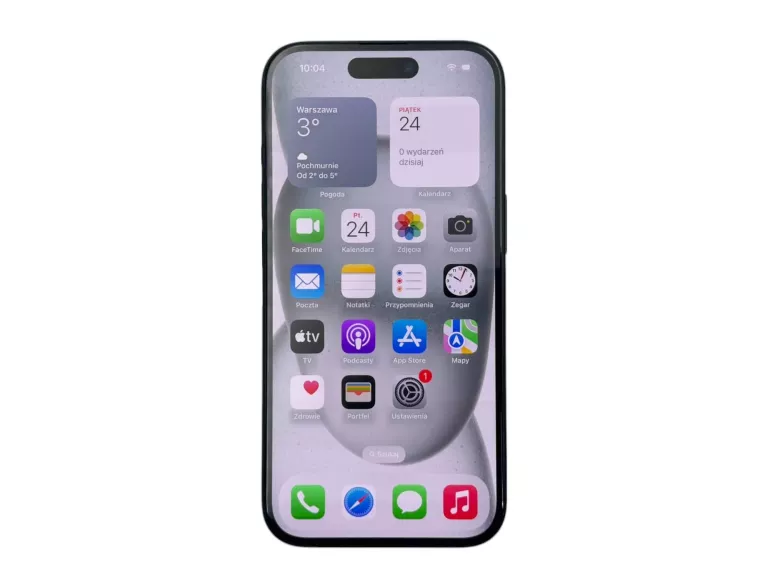 TELEFON APPLE IPHONE 15 5G 6/128GB 6,1'' BAT. 100% CZARNY